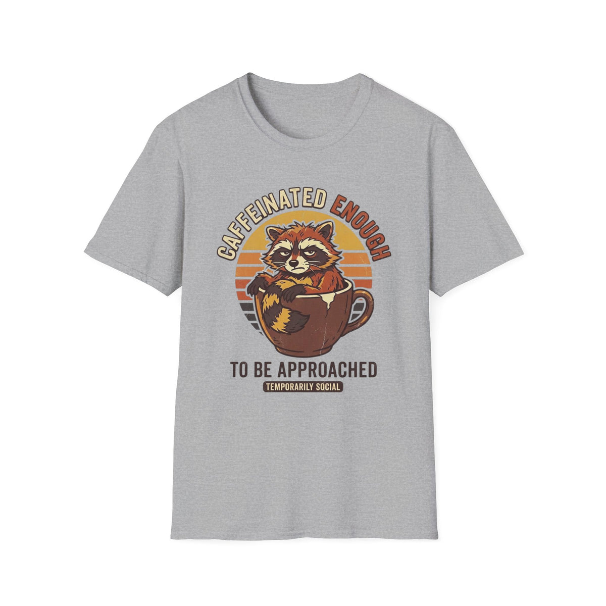 Caffeinated Raccoon T-Shirt