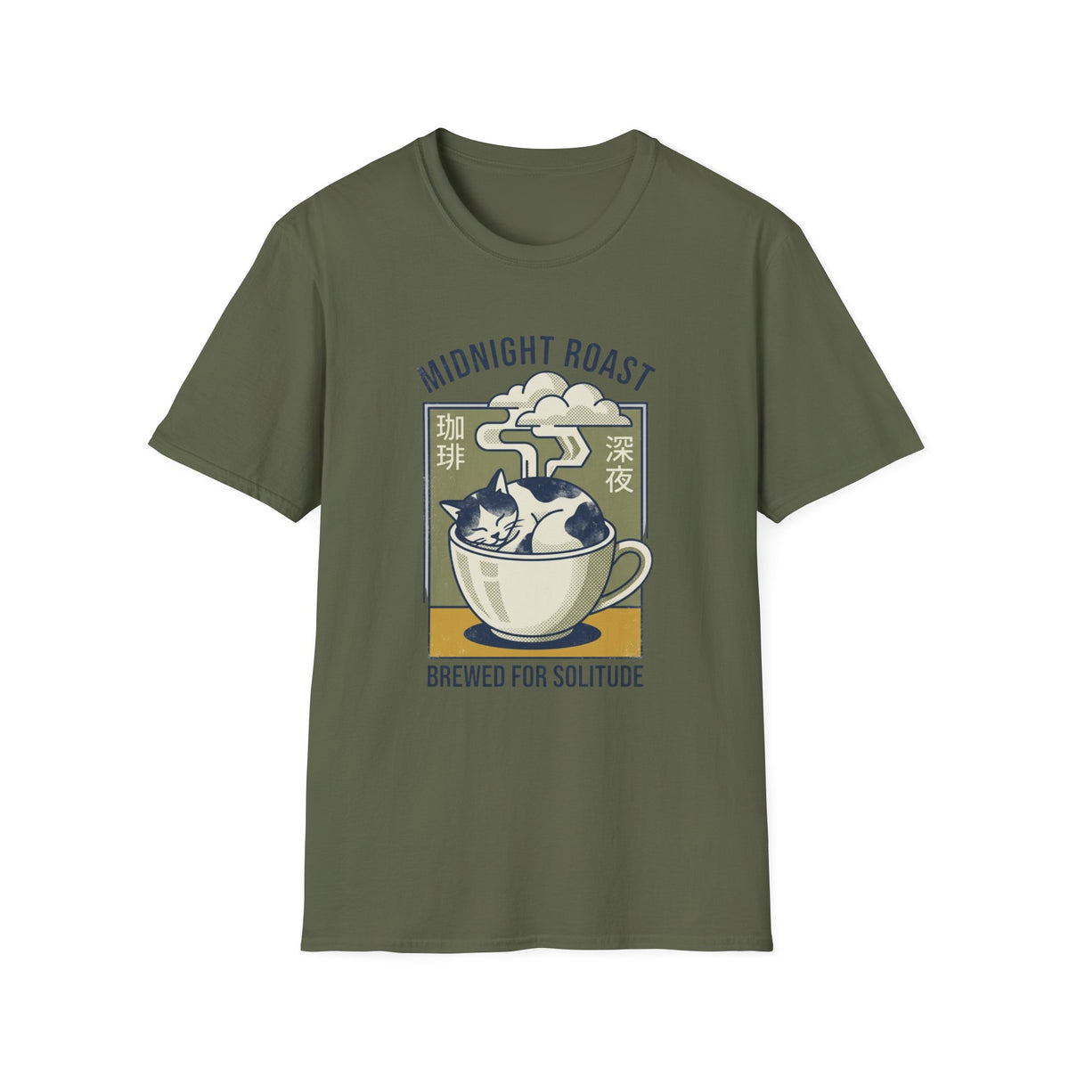 Midnight Roast Cat T-Shirt