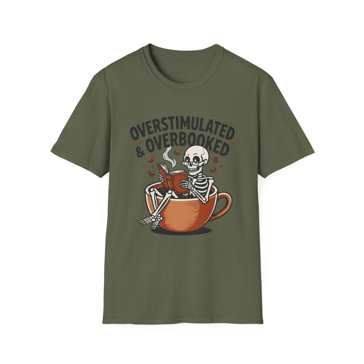 Overstimulated Skeleton T-Shirt