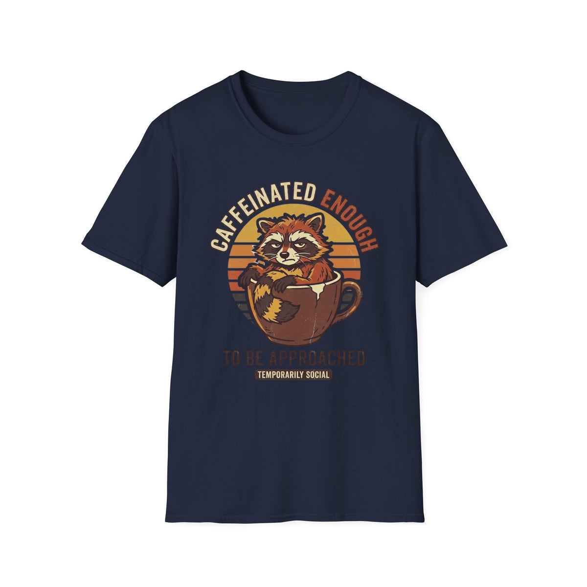 Caffeinated Raccoon T-Shirt