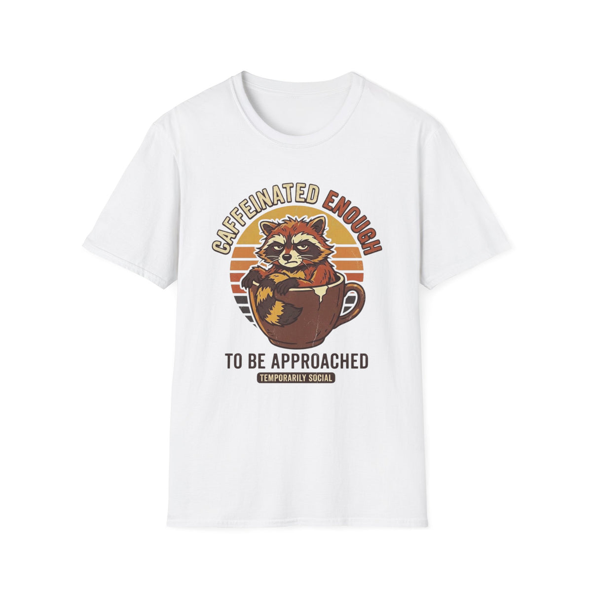 Caffeinated Raccoon T-Shirt