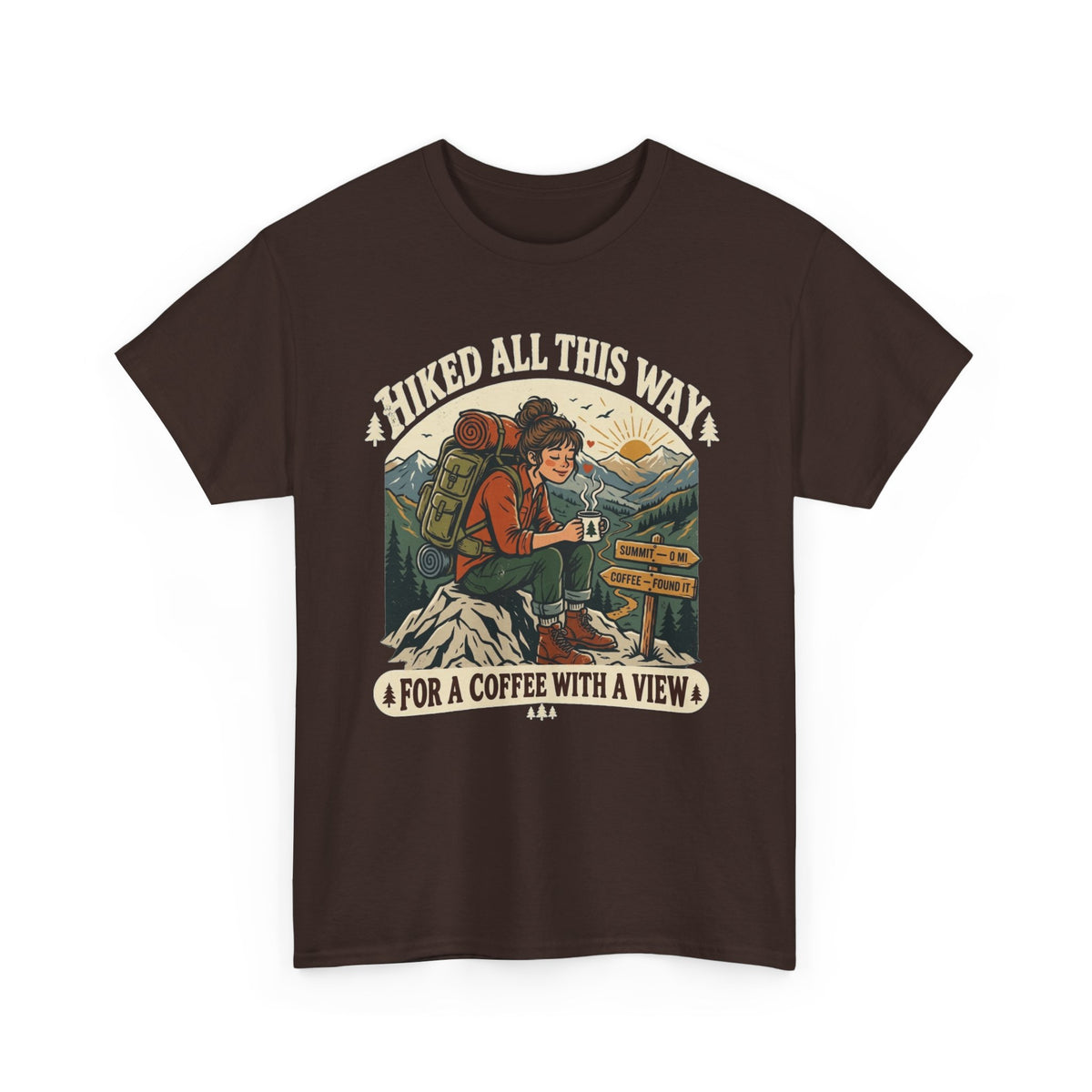 Coffee With A View T-Shirt (1)
