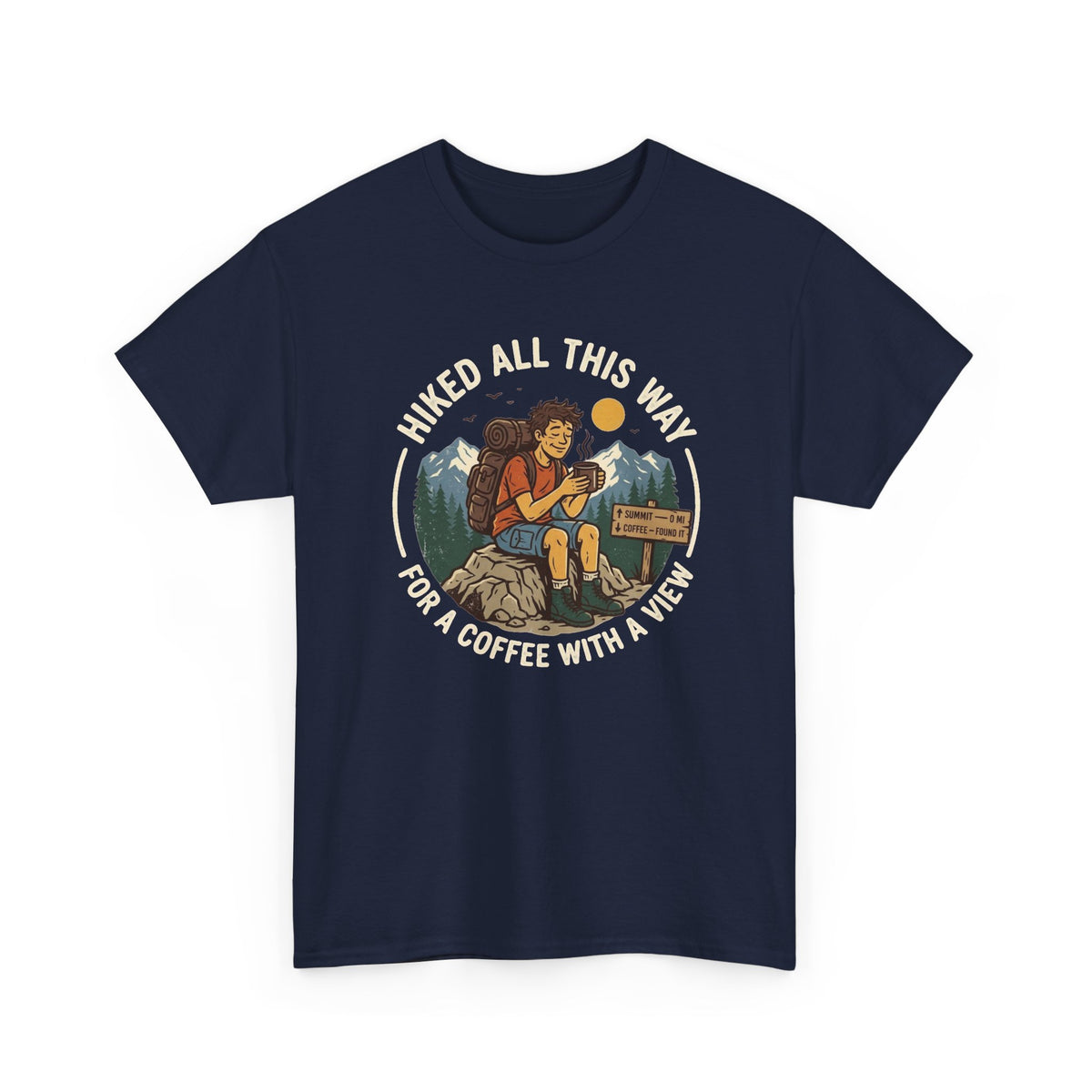 Coffee With A View T-Shirt (2)