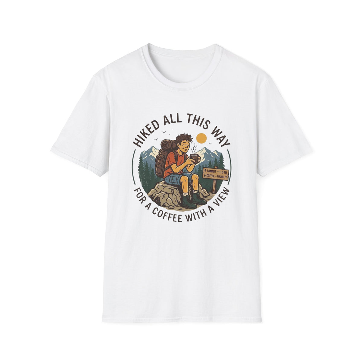 Coffee with a view T-Shirt (2)