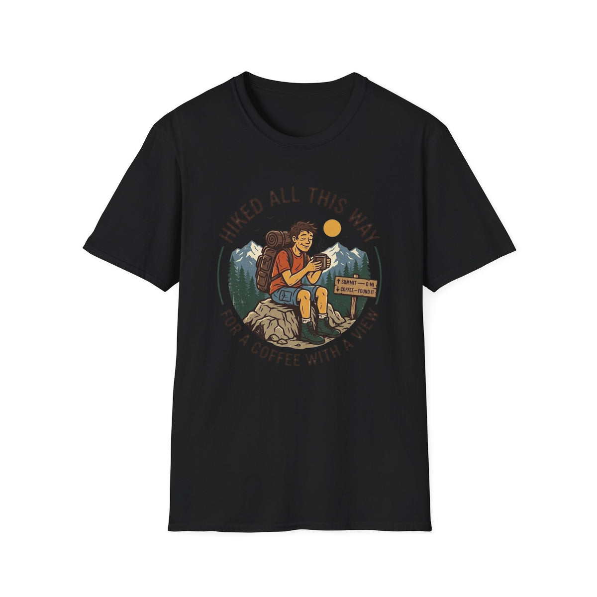 Coffee with a view T-Shirt (2)