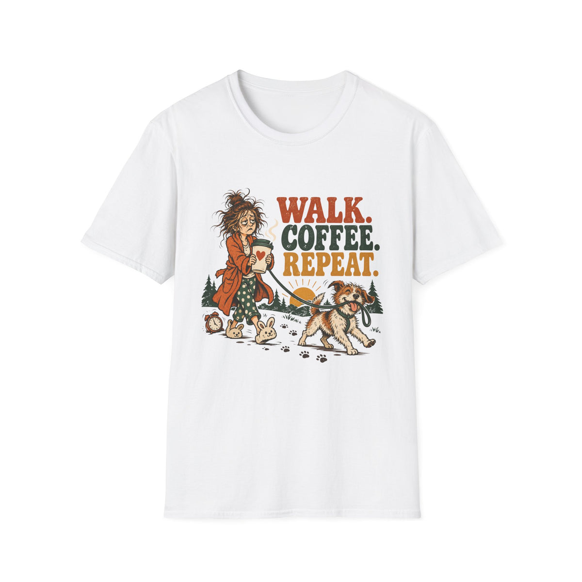 Walk Coffee Repeat T-Shirt