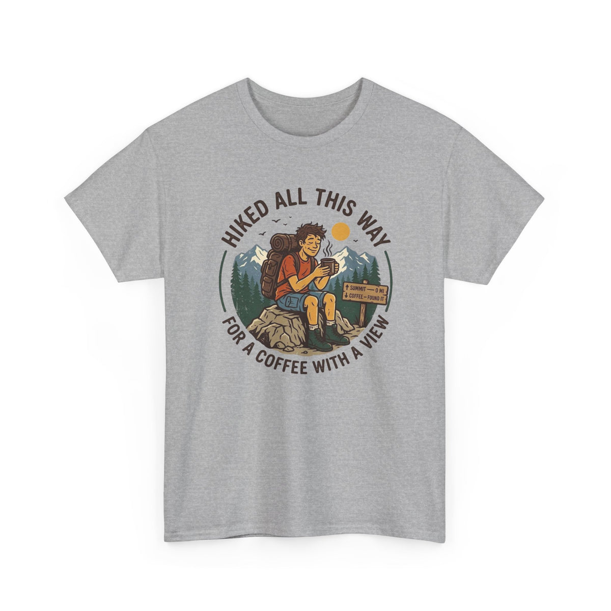 Coffee With A View T-Shirt (2)