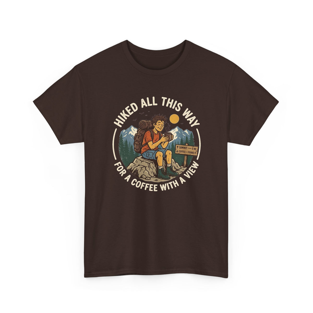 Coffee With A View T-Shirt (2)