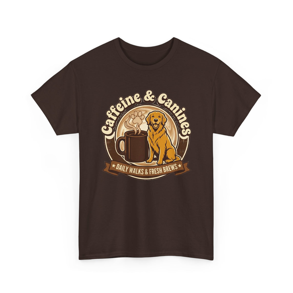 Caffeine & Canines T‑Shirt