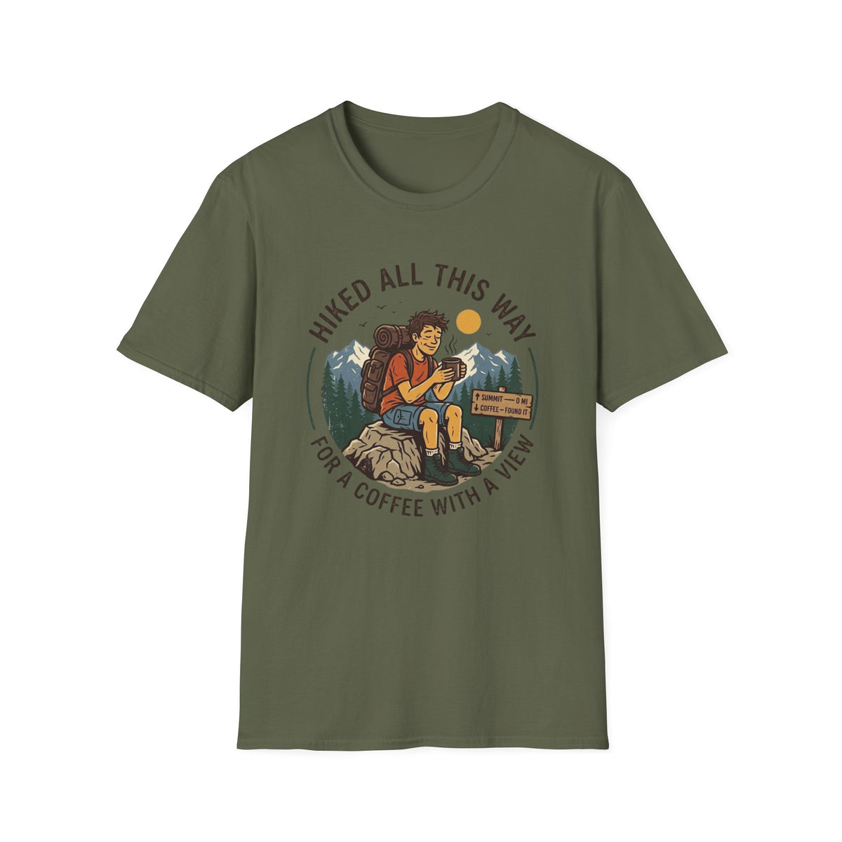 Coffee with a view T-Shirt (2)