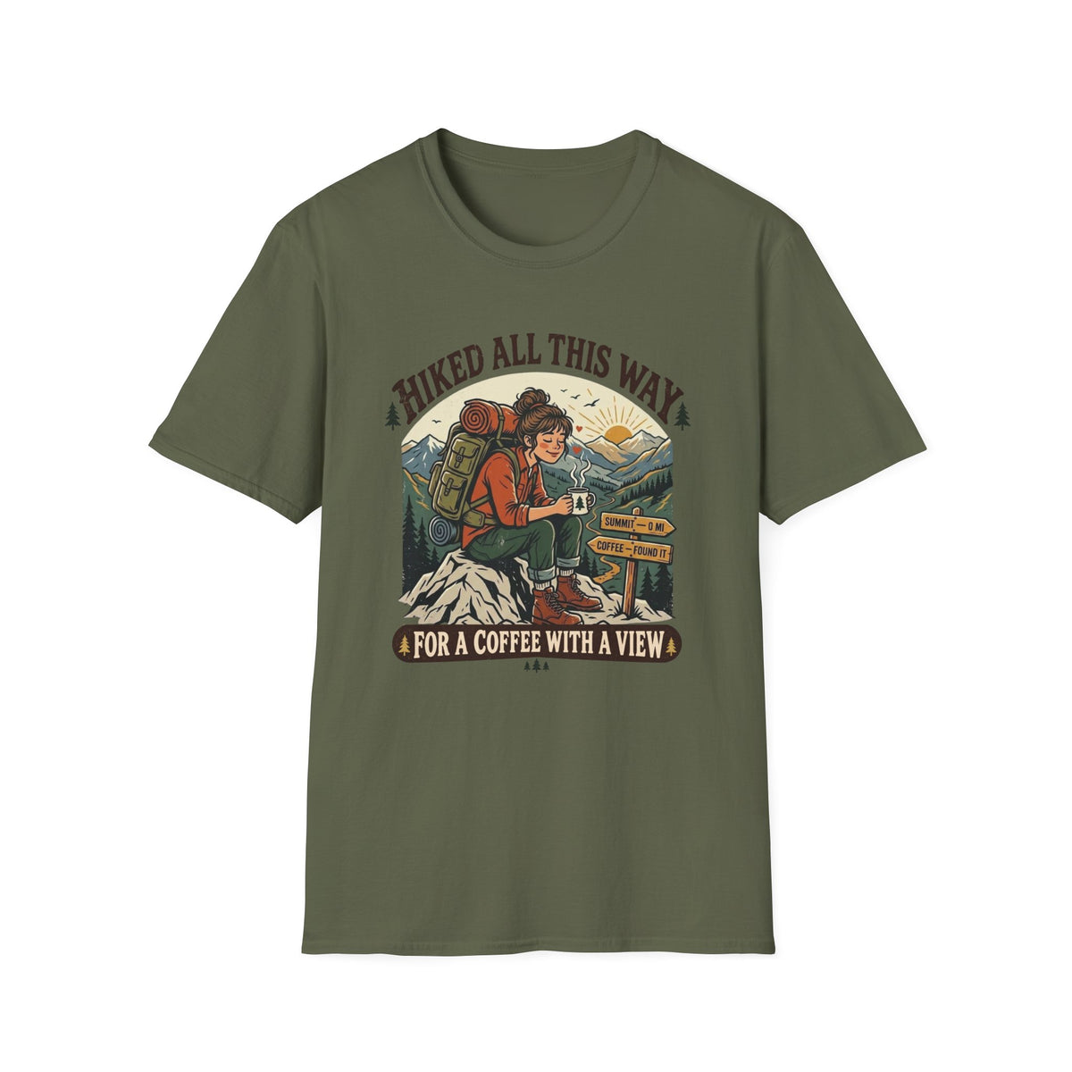 Coffee with a view T-Shirt (1)