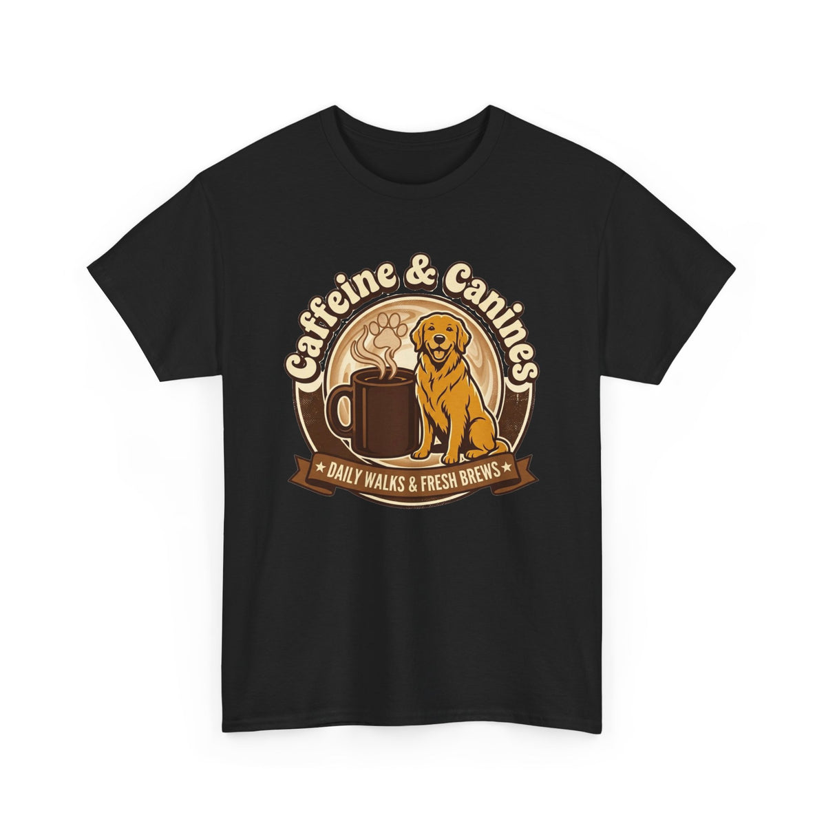 Caffeine & Canines T‑Shirt