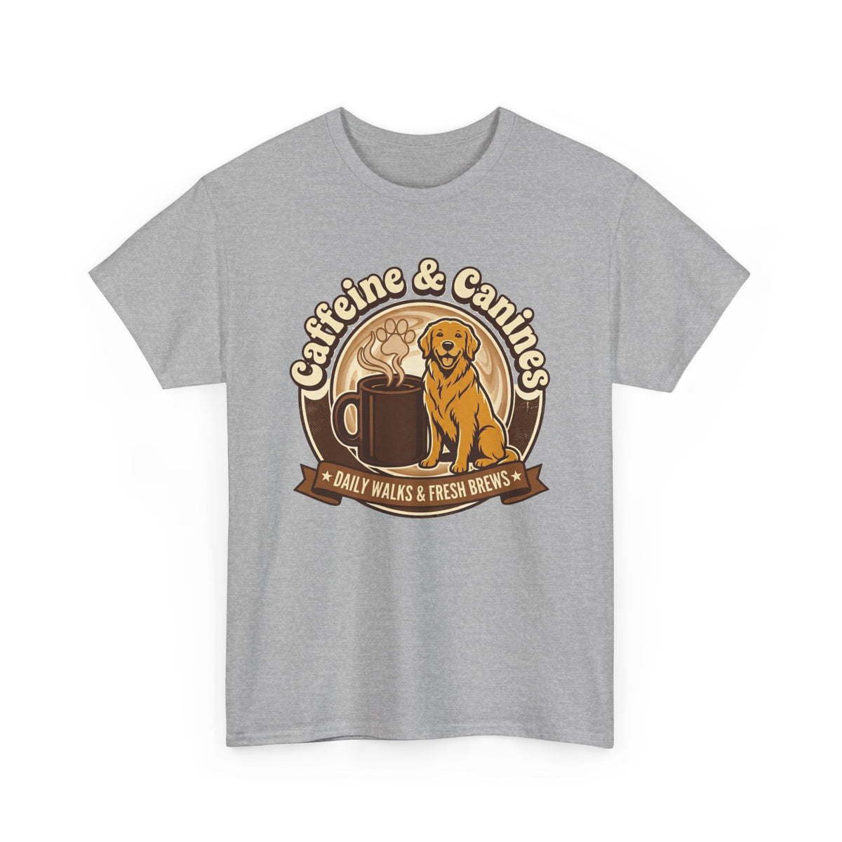 Caffeine & Canines T‑Shirt