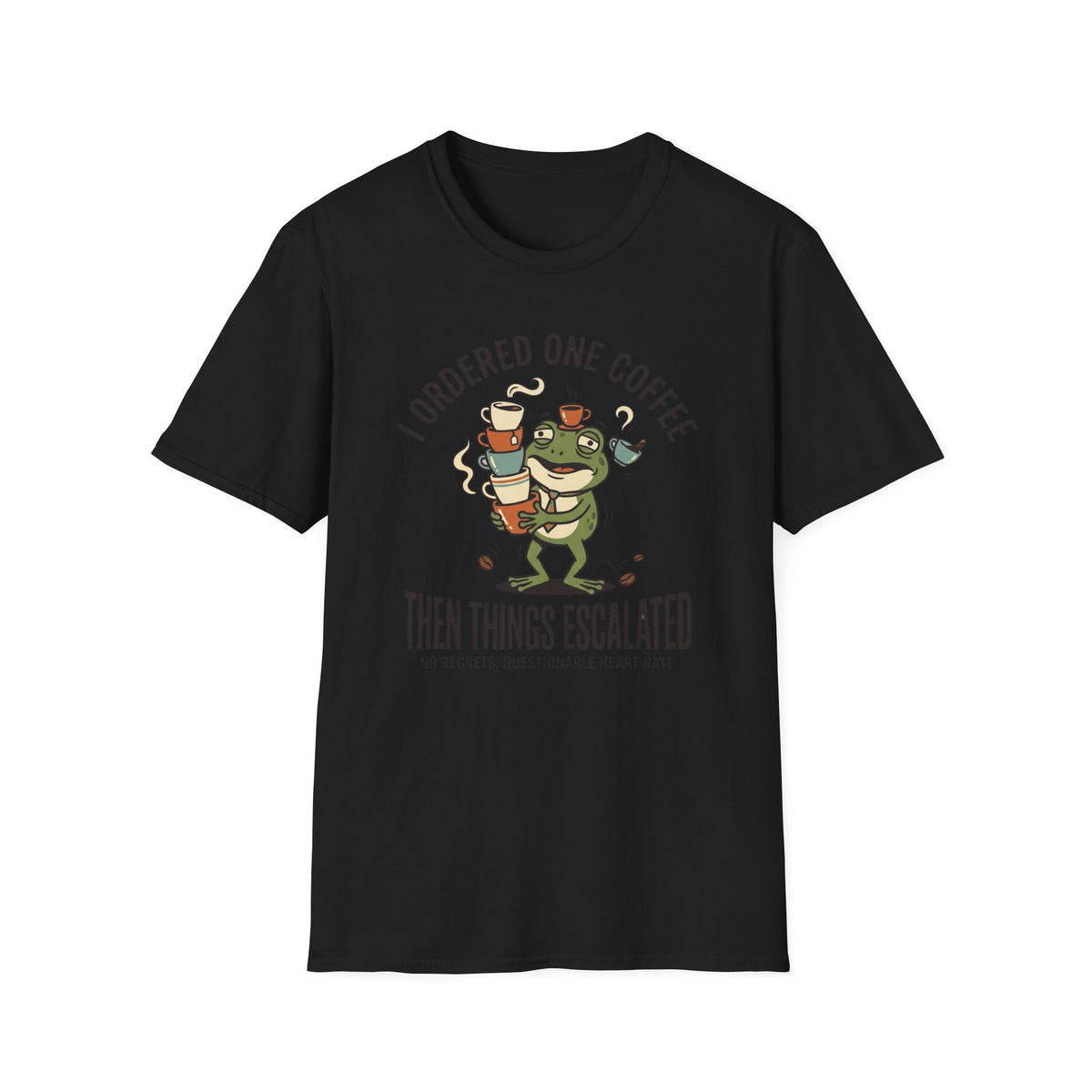 Escalated Coffee Frog T-Shirt
