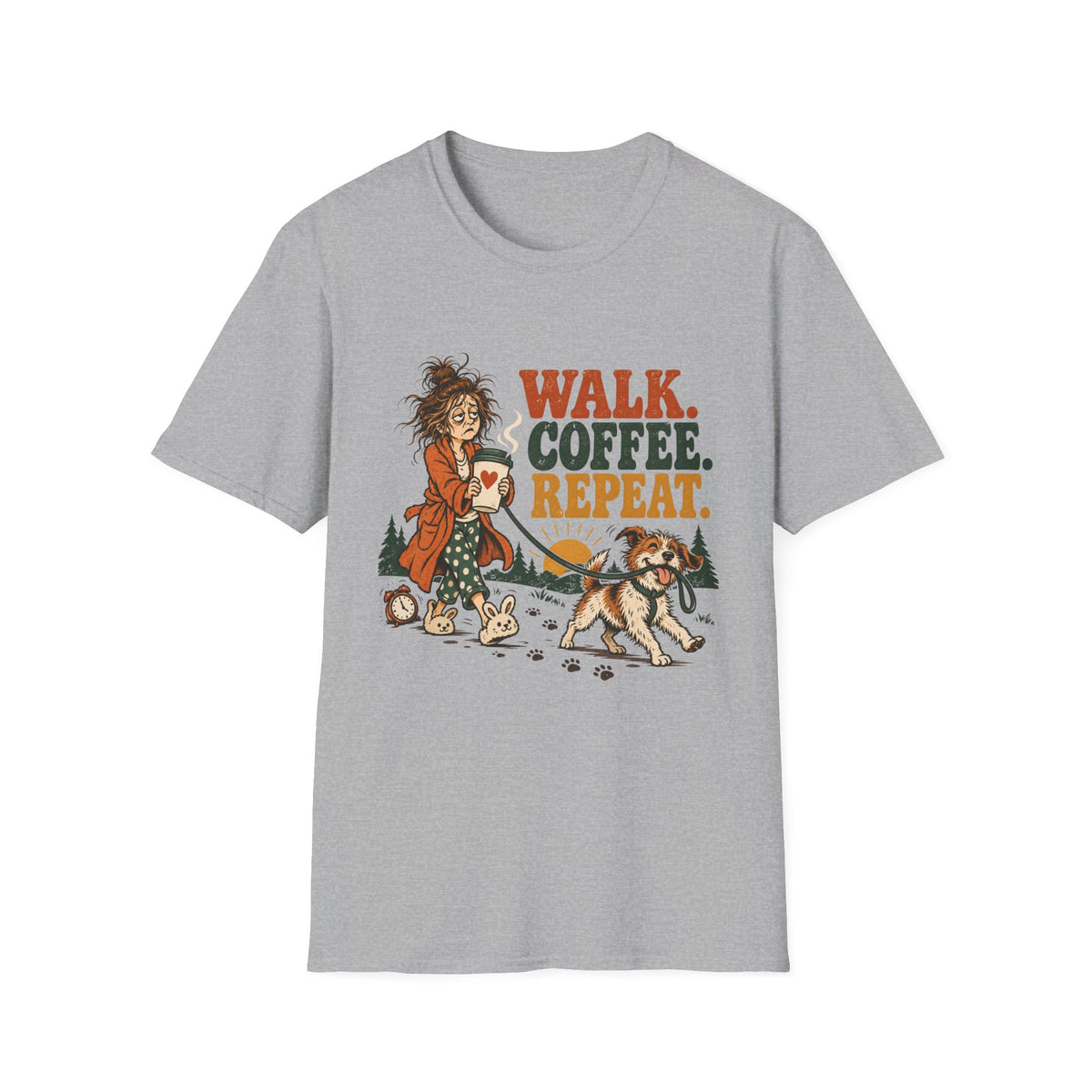 Walk Coffee Repeat T-Shirt