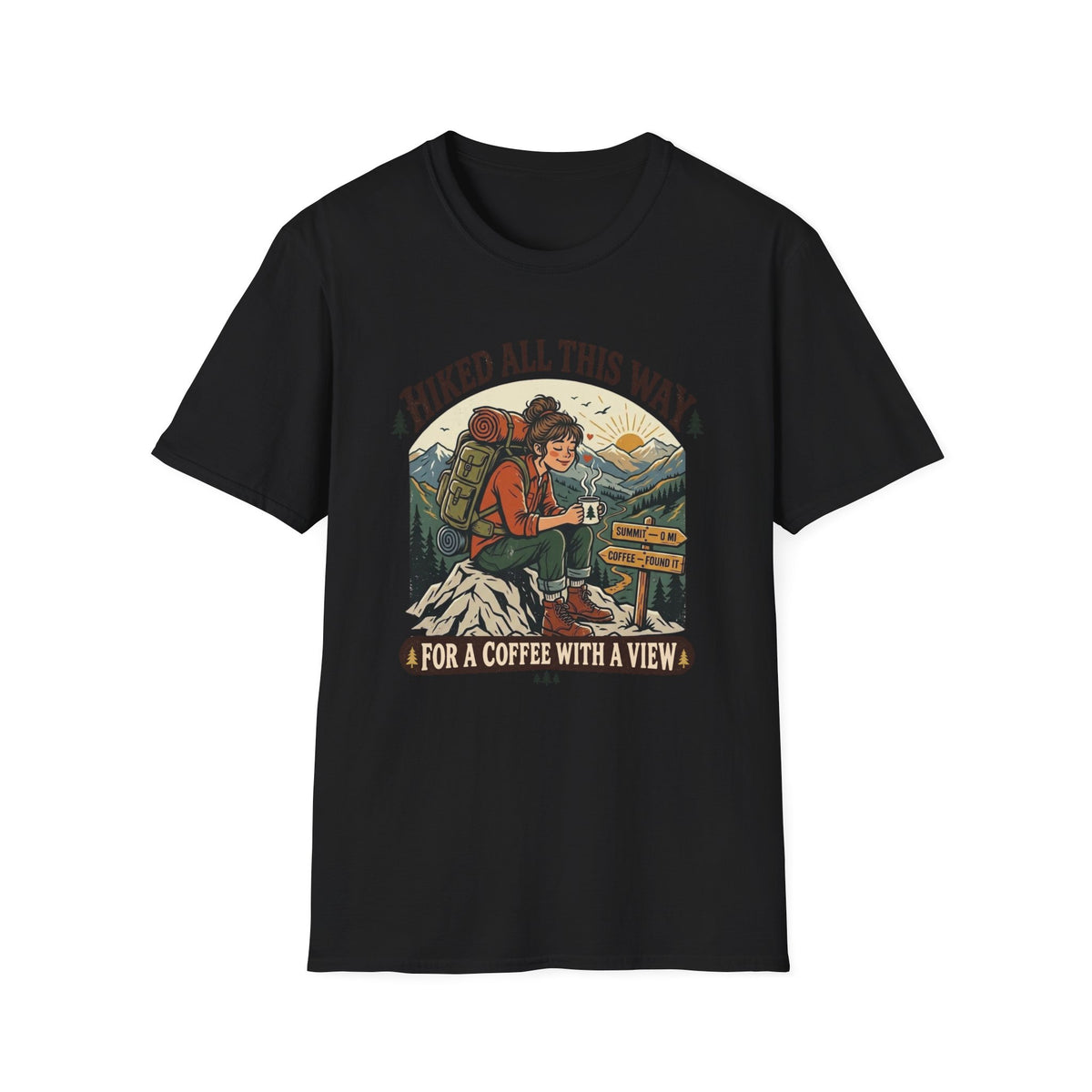 Coffee with a view T-Shirt (1)
