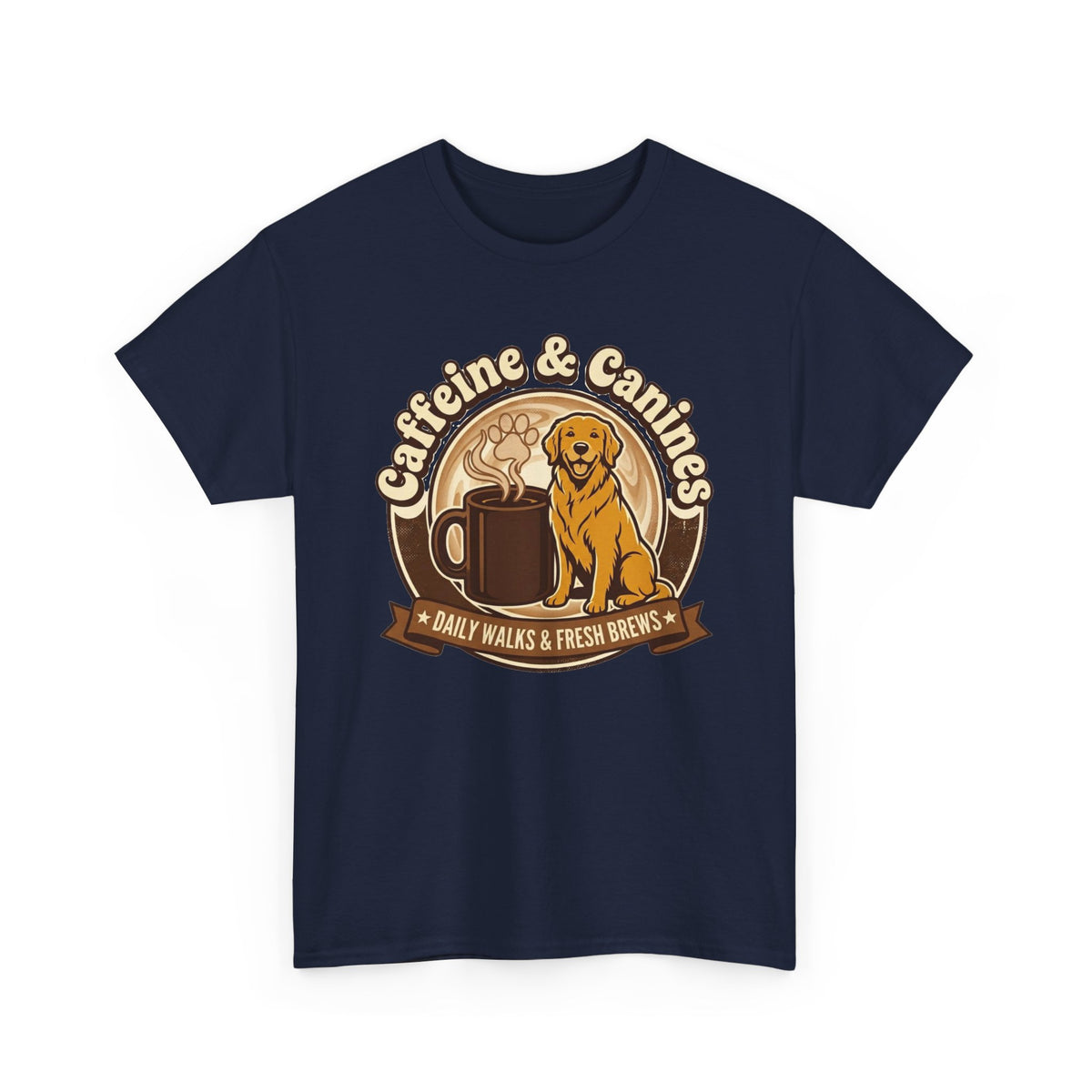 Caffeine & Canines T‑Shirt