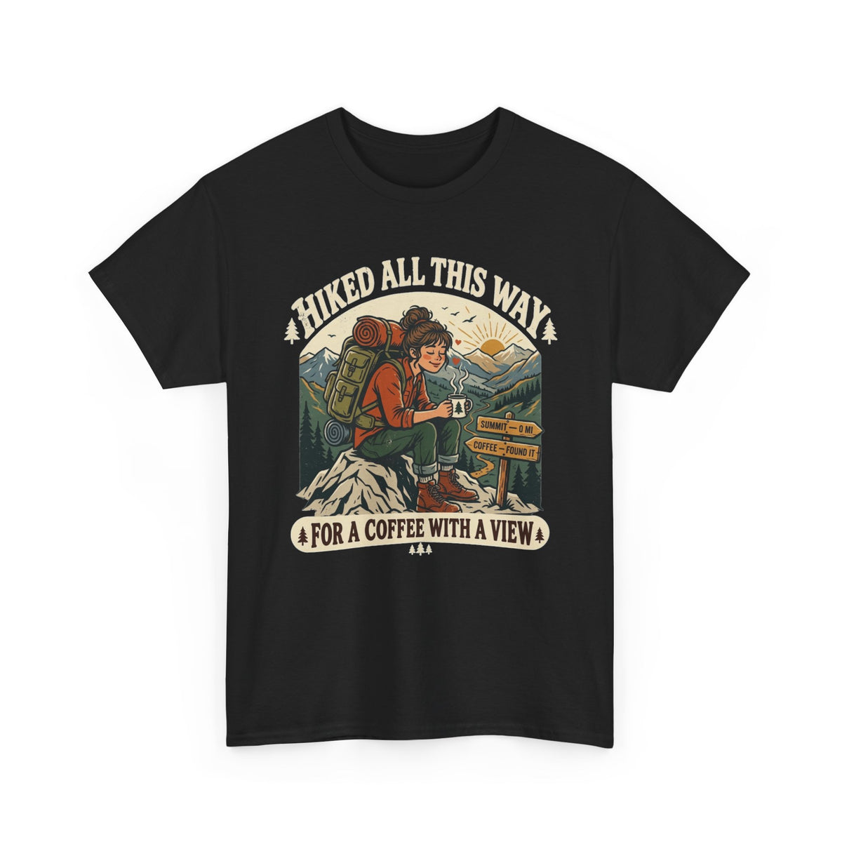 Coffee With A View T-Shirt (1)