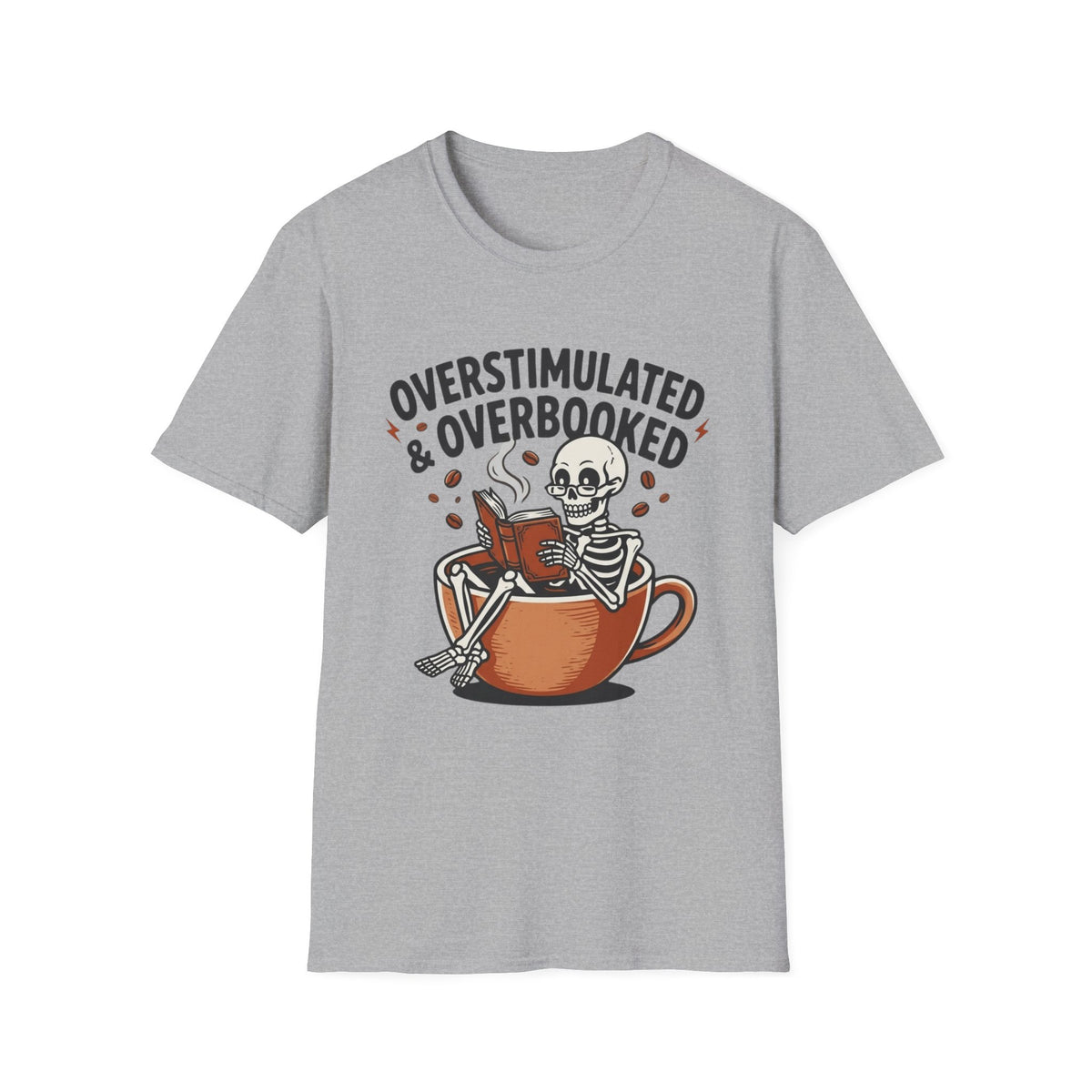 Overstimulated Skeleton T-Shirt