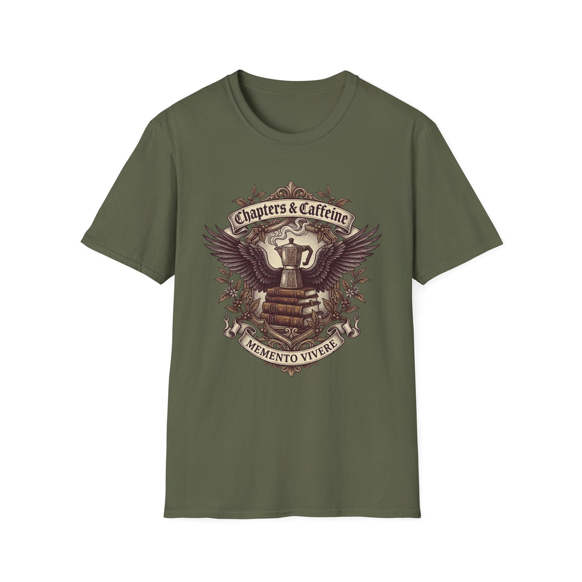 Chapters and Caffeine T-Shirt