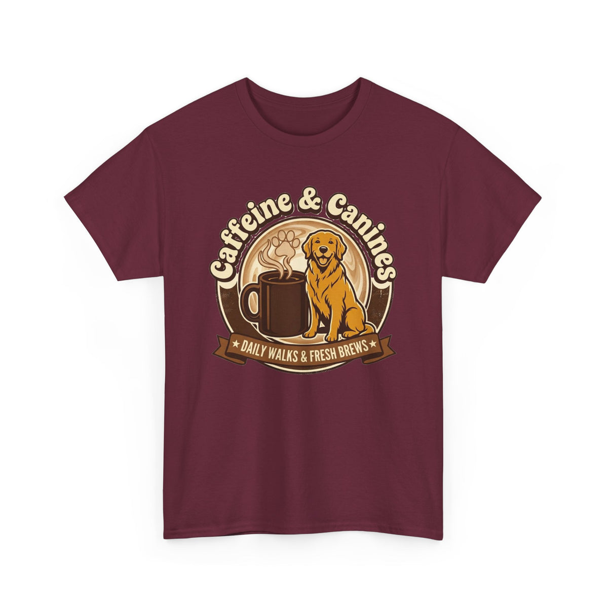 Caffeine & Canines T‑Shirt