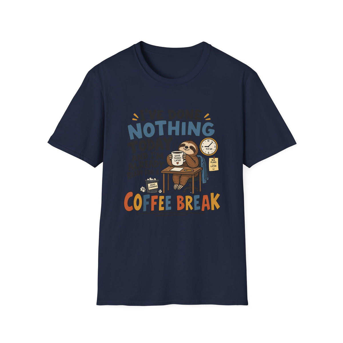 Sloth Coffee Break T-Shirt