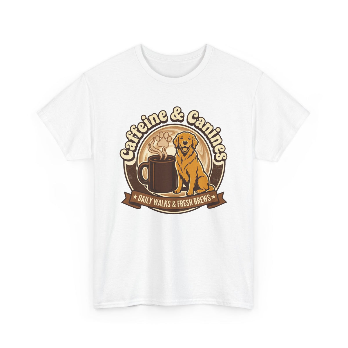 Caffeine & Canines T‑Shirt