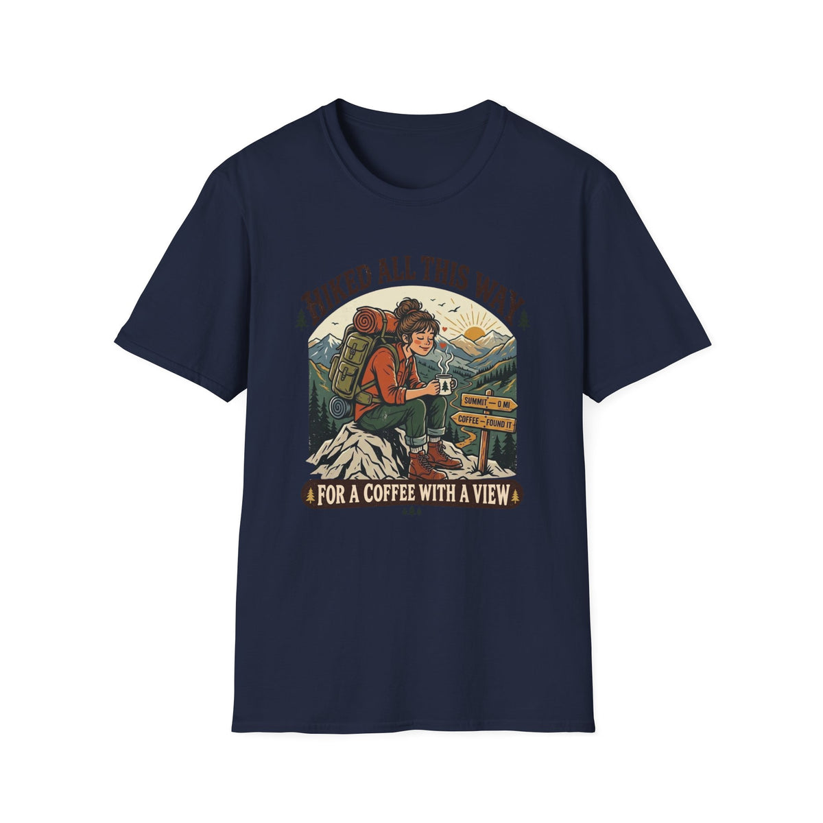Coffee with a view T-Shirt (1)