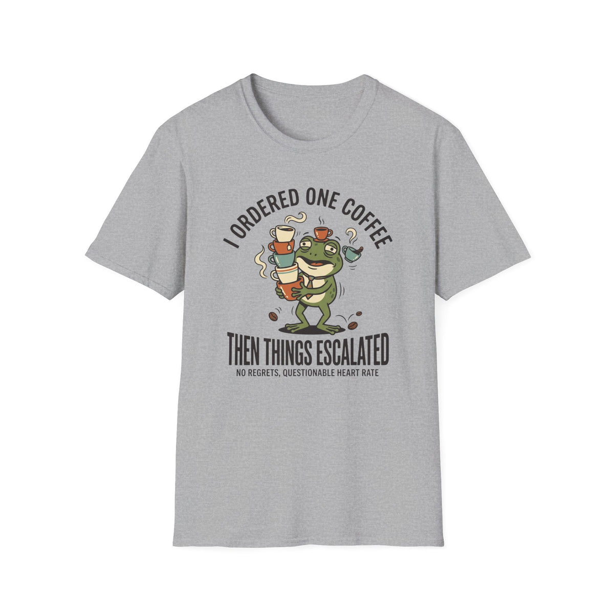 Escalated Coffee Frog T-Shirt