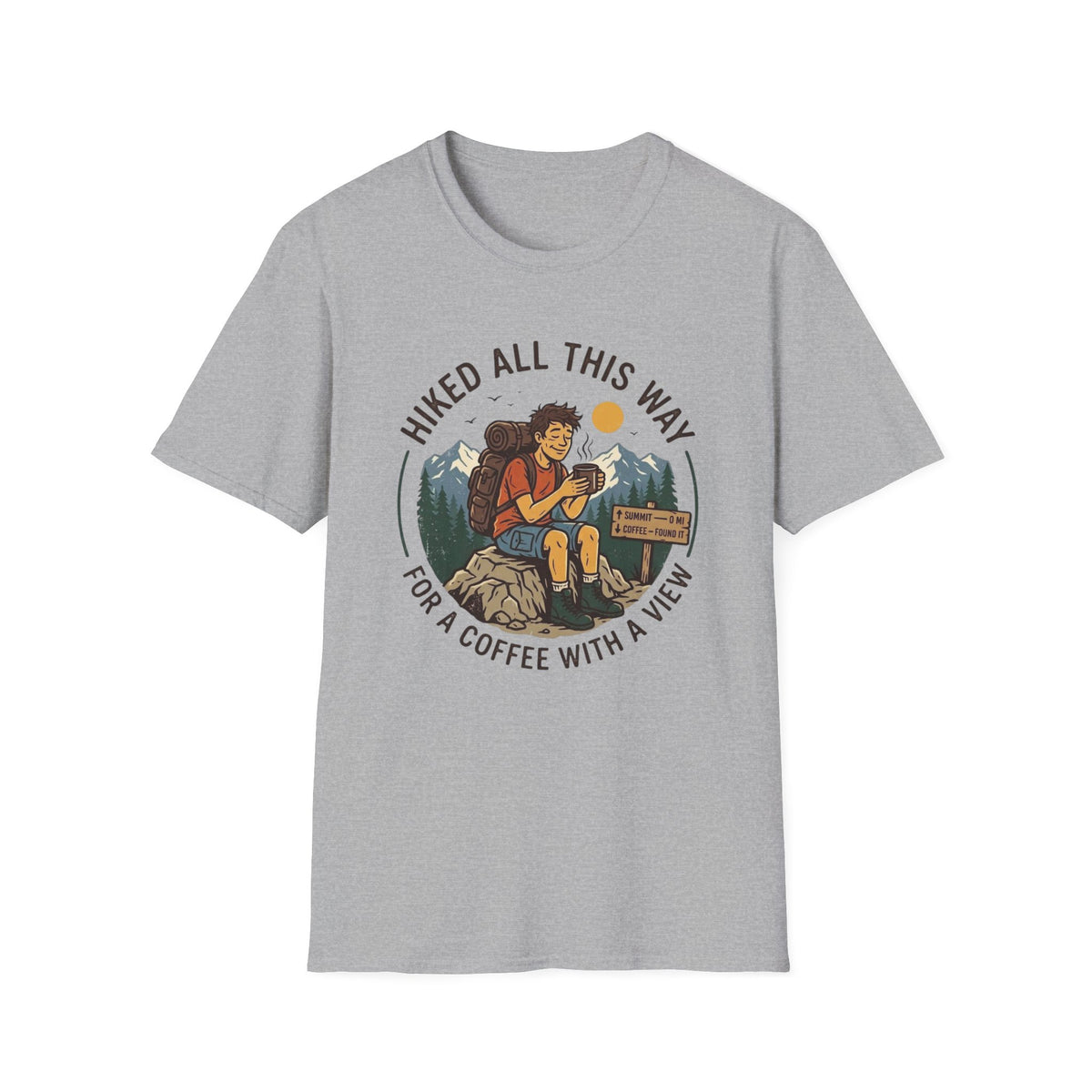 Coffee with a view T-Shirt (2)