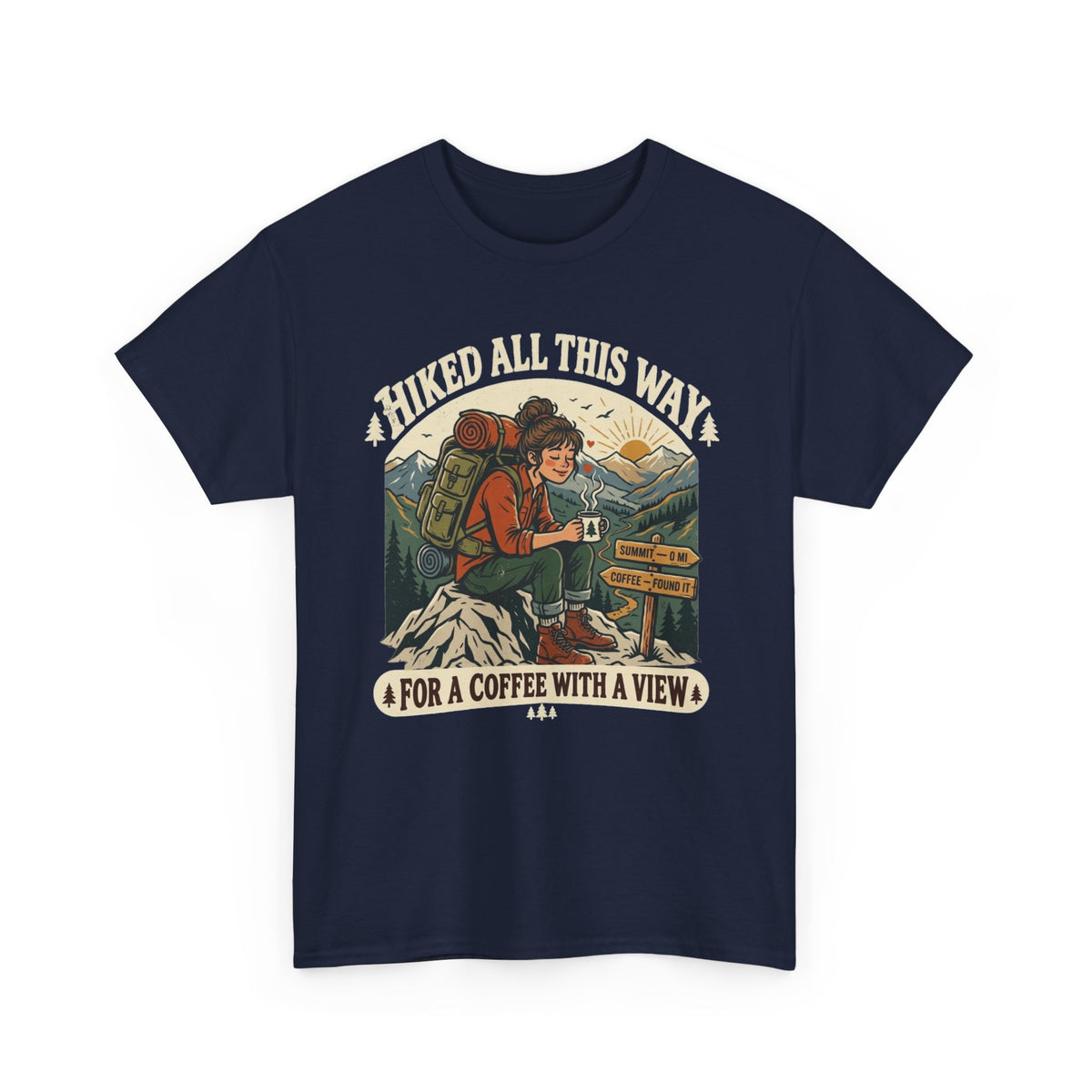 Coffee With A View T-Shirt (1)