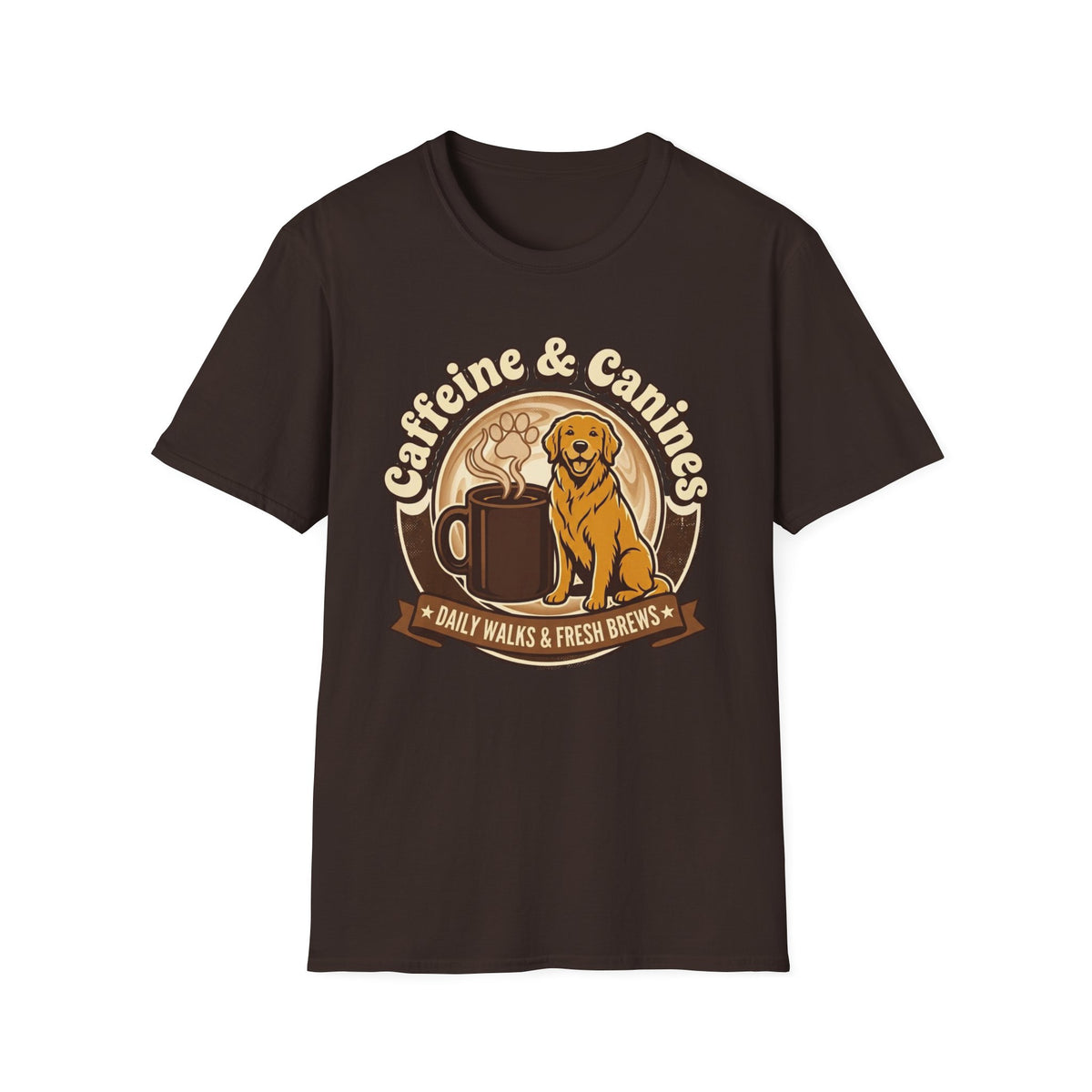 Caffeine & Canines T-Shirt