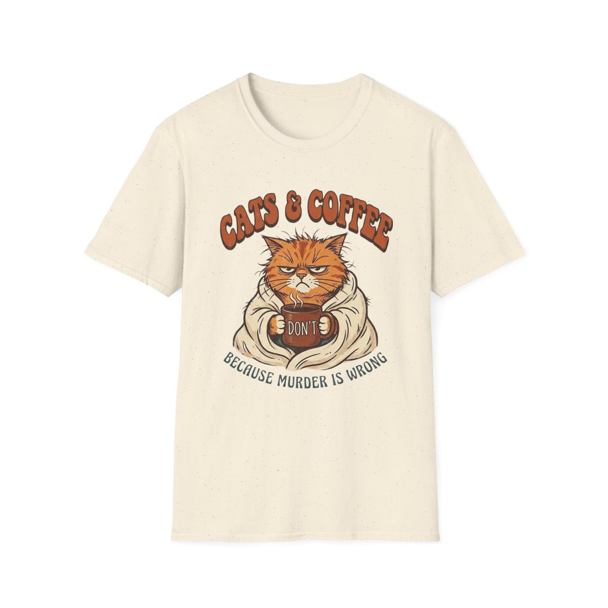 Grumpy Coffee Cat T-Shirt