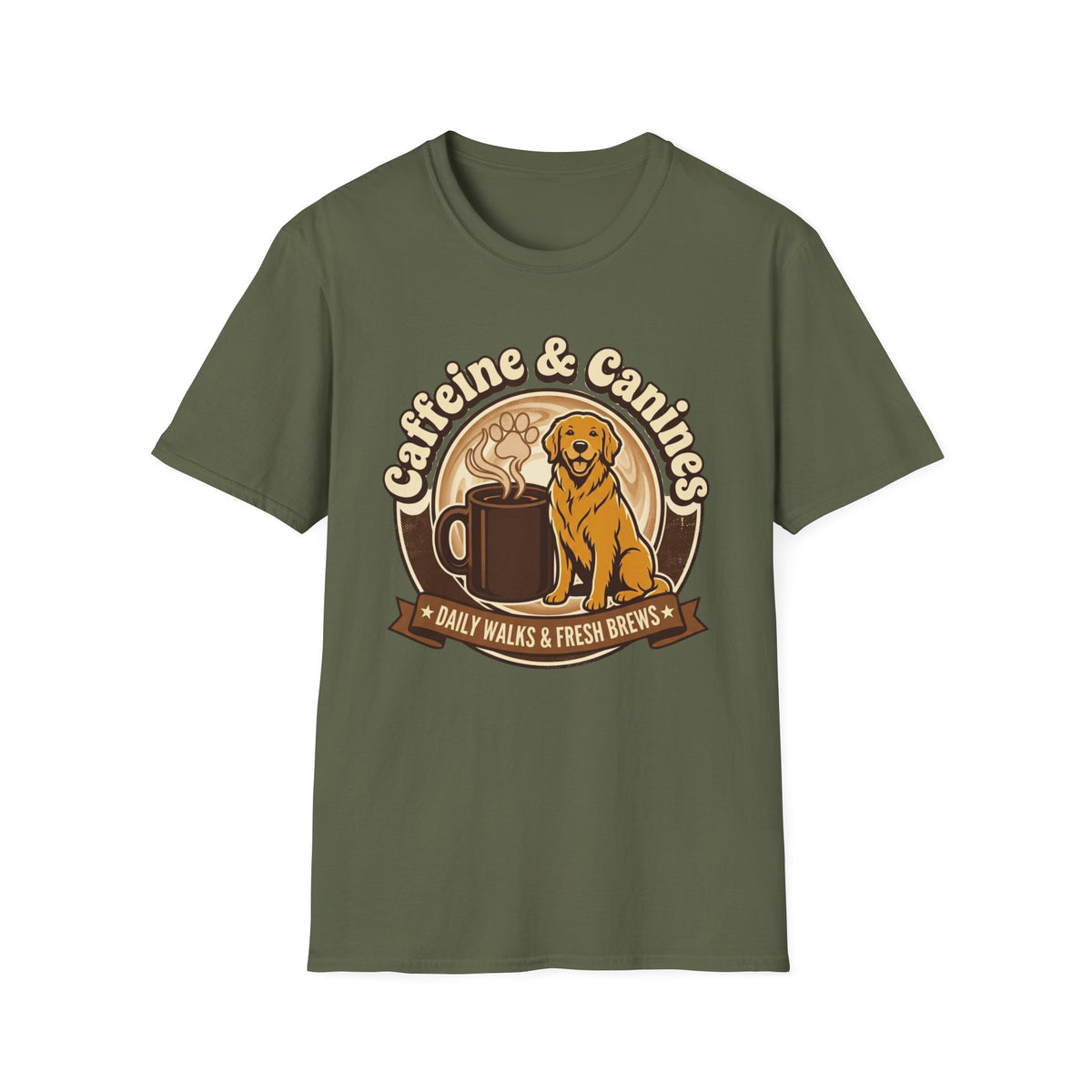 Caffeine & Canines T-Shirt