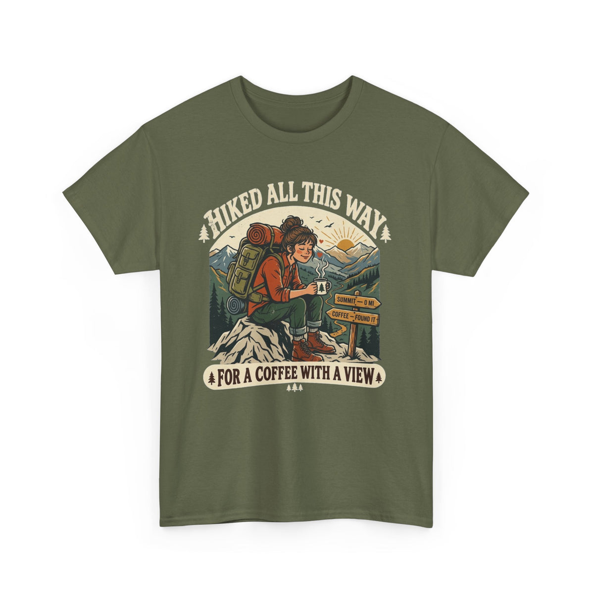 Coffee With A View T-Shirt (1)