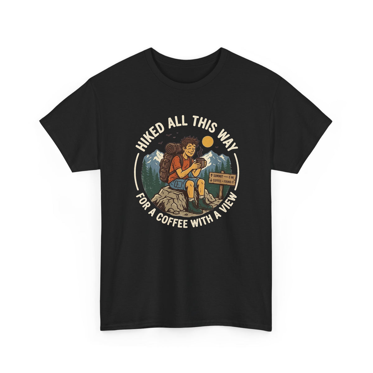 Coffee With A View T-Shirt (2)