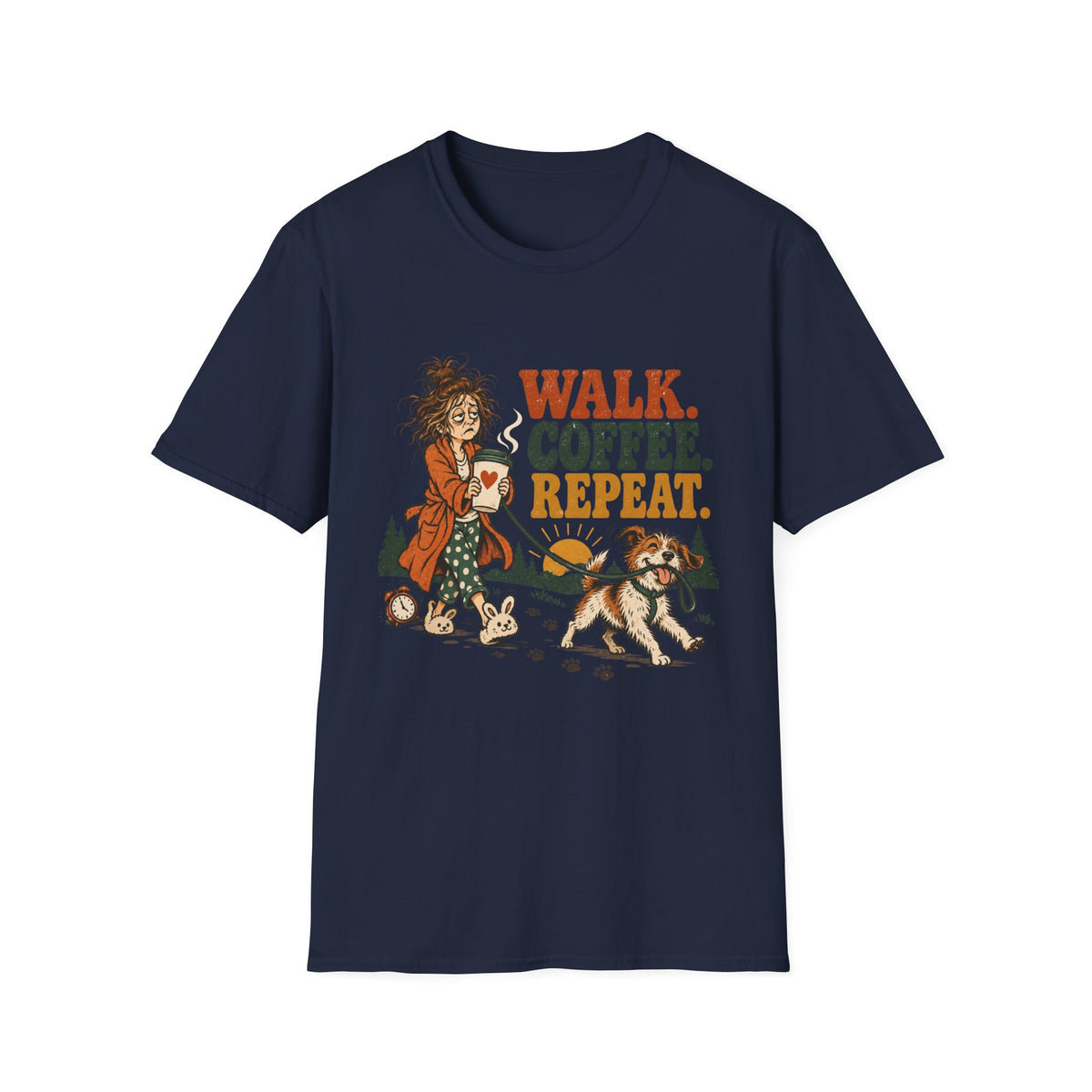 Walk Coffee Repeat T-Shirt