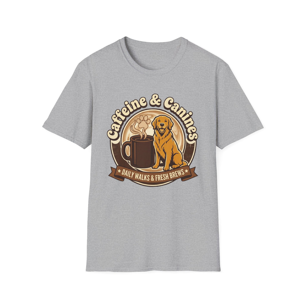Caffeine & Canines T-Shirt