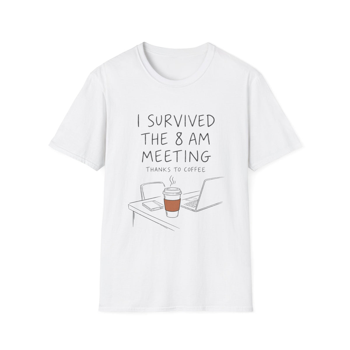 8am Meeting Survival T-Shirt