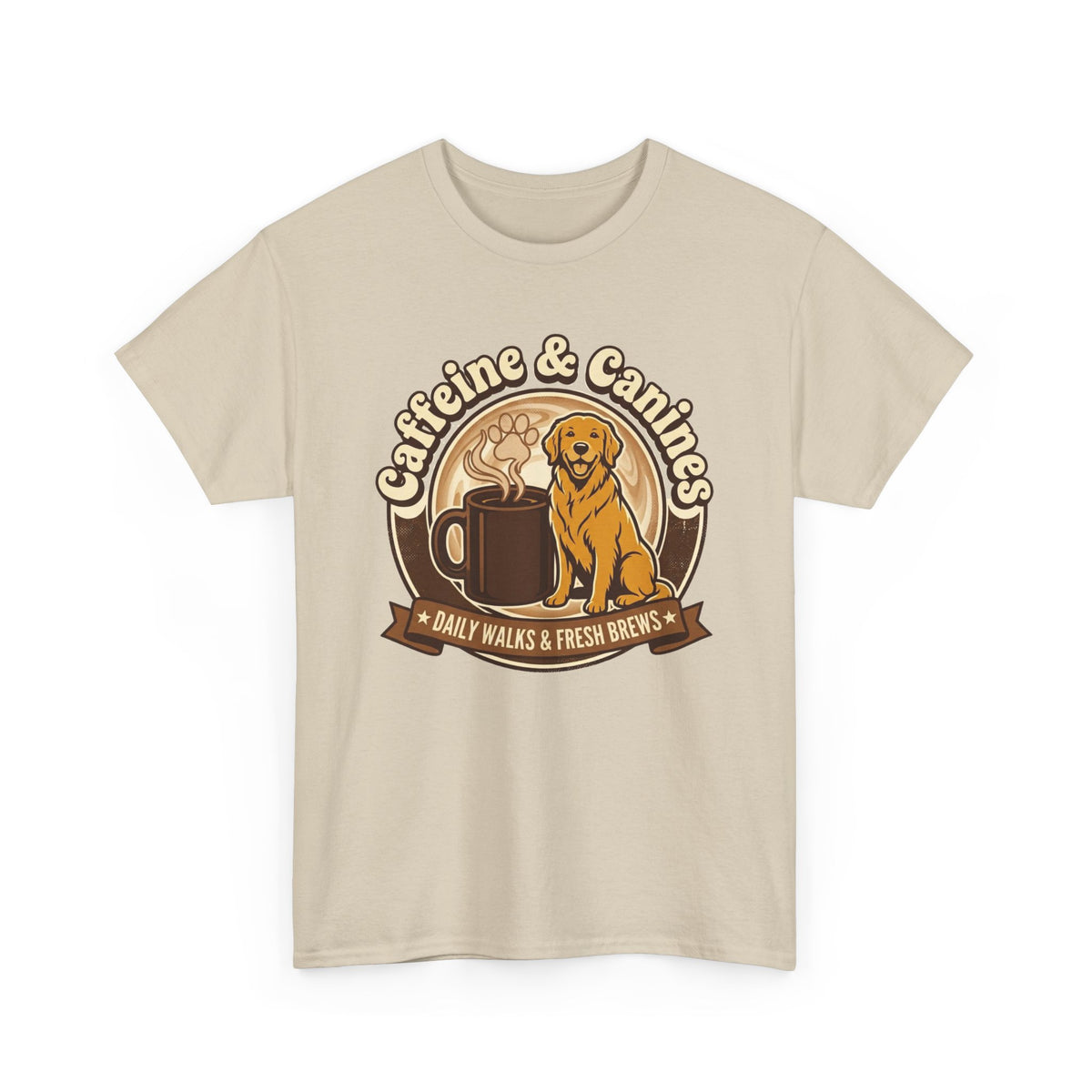 Caffeine & Canines T‑Shirt