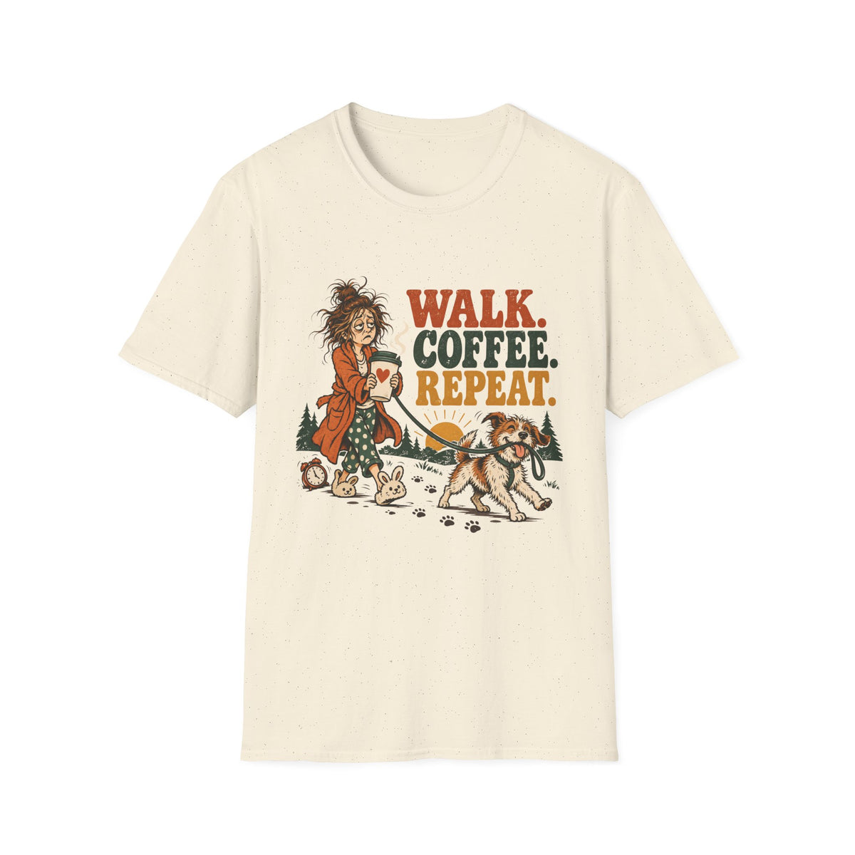 Walk Coffee Repeat T-Shirt