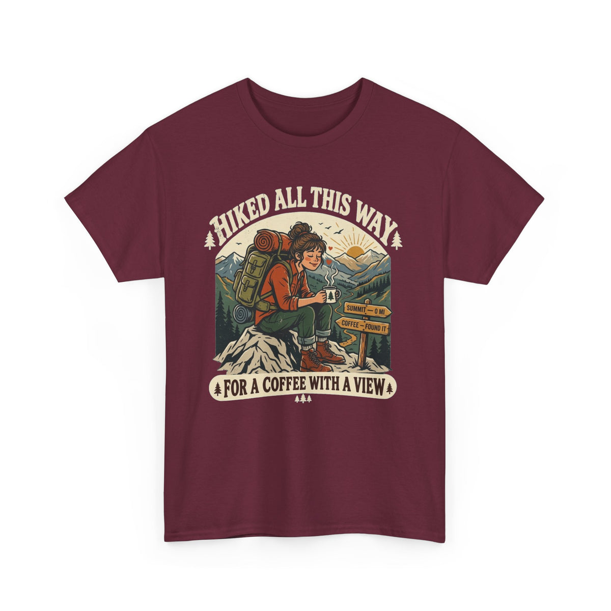 Coffee With A View T-Shirt (1)