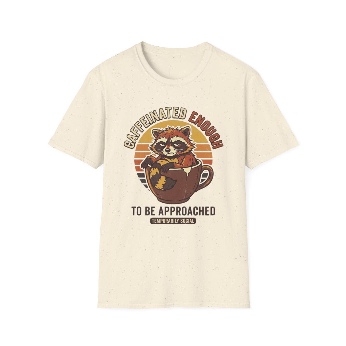 Caffeinated Raccoon T-Shirt