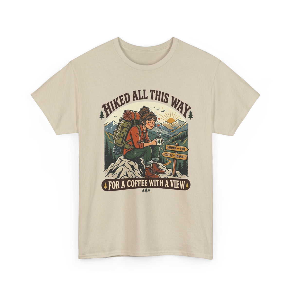Coffee With A View T-Shirt (1)